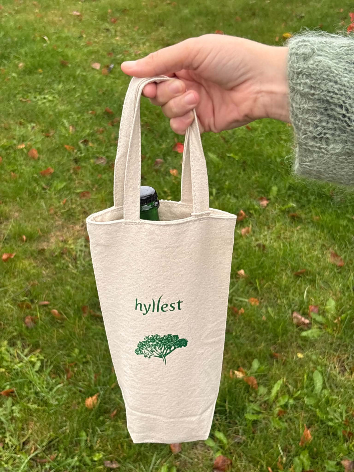 Hyllest – Bomullsnett til flaske